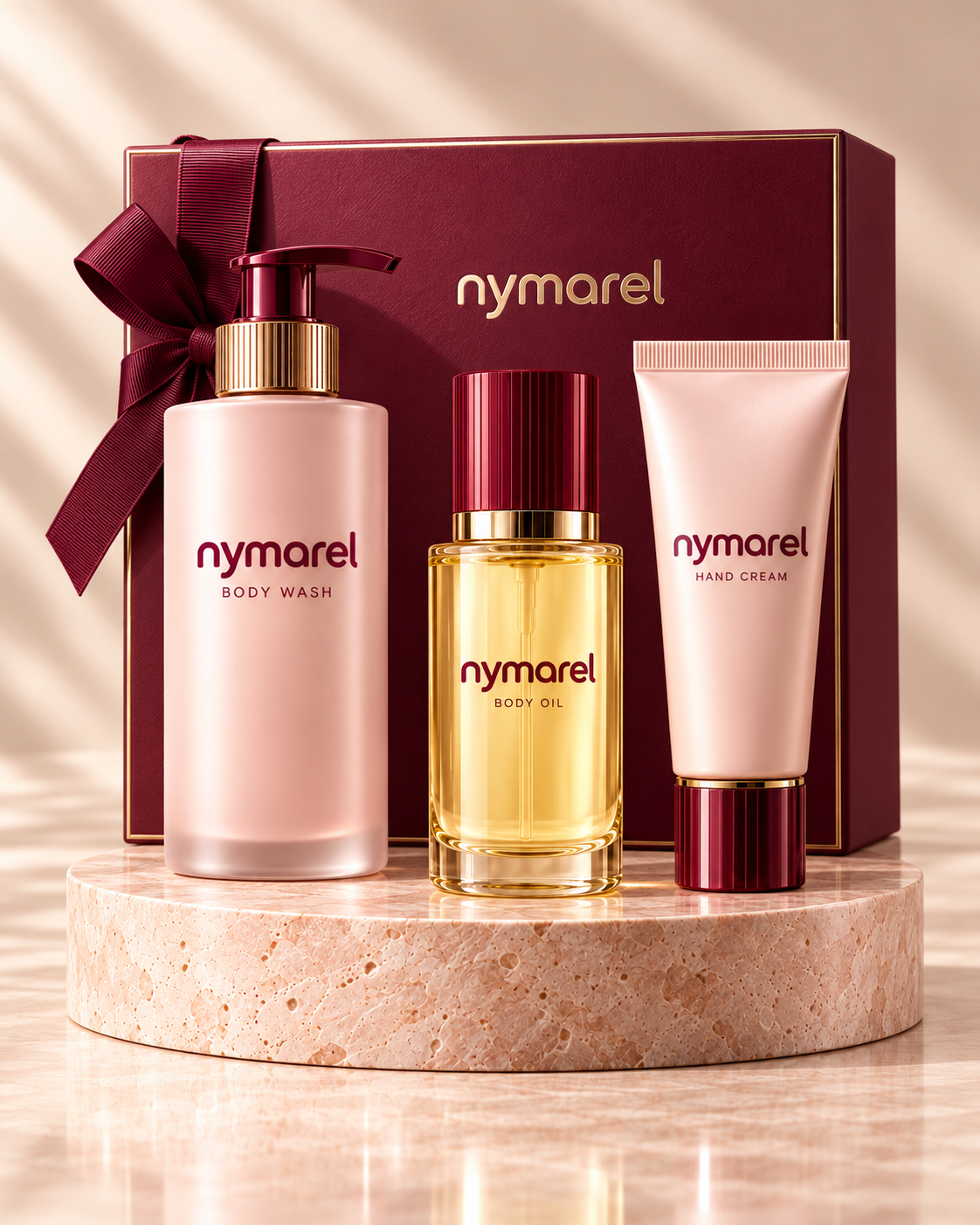 NYMAREL Body Ritual Trio packaging concept